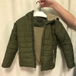 Lands End Fleece Lined Jacket